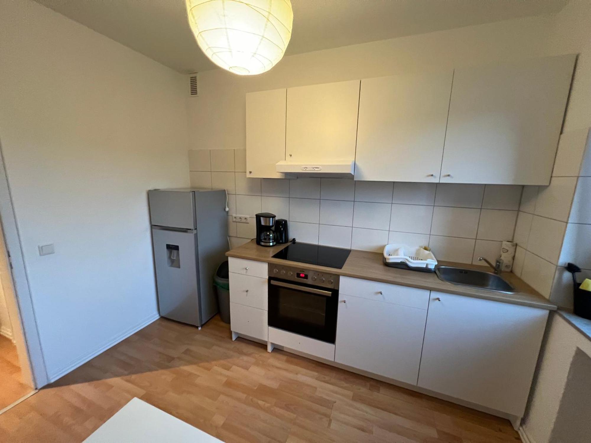 Emas4 Wohnung Mit 2 Einzelbetten, Kueche Krefeld Bagian luar foto